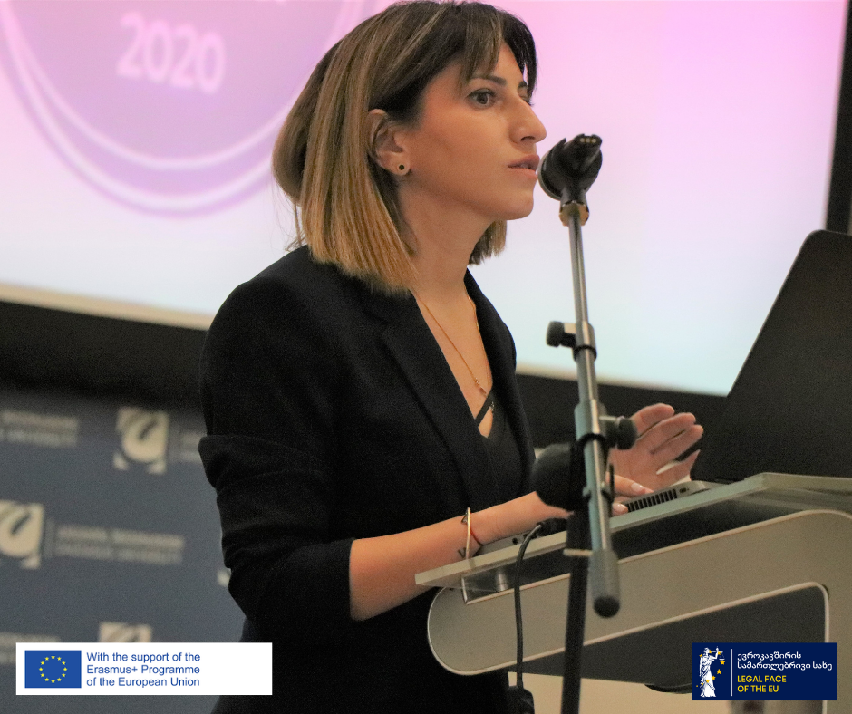  ჟან მონეს პროექტის „ევროკავშირის სამართლებრივი სახე“ პრეზენტაცია